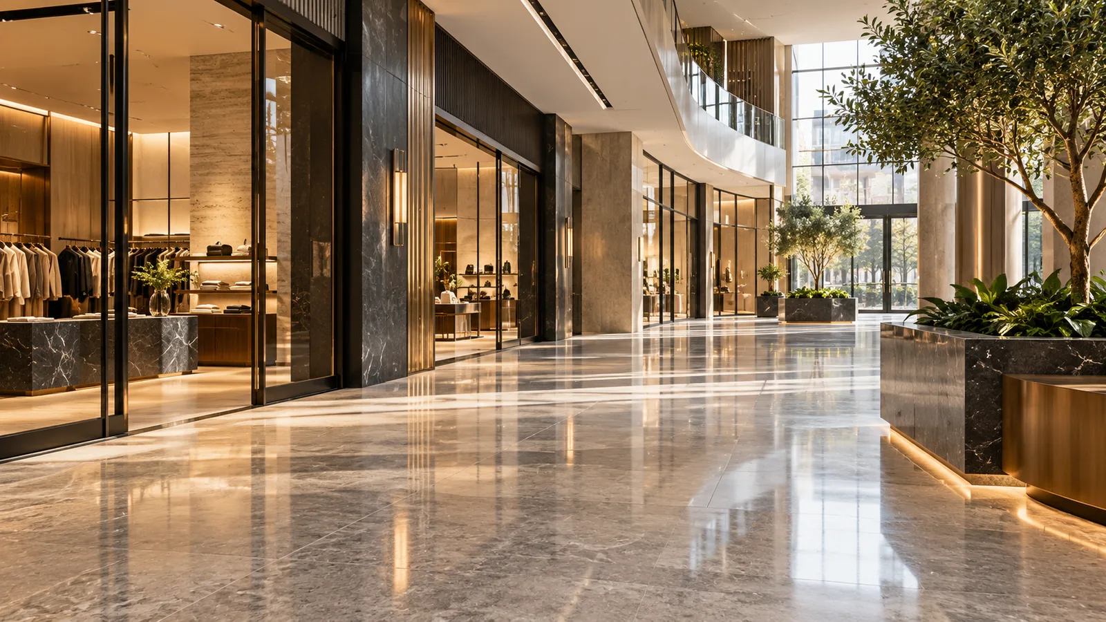 Illustrative retail & mixed-use environment